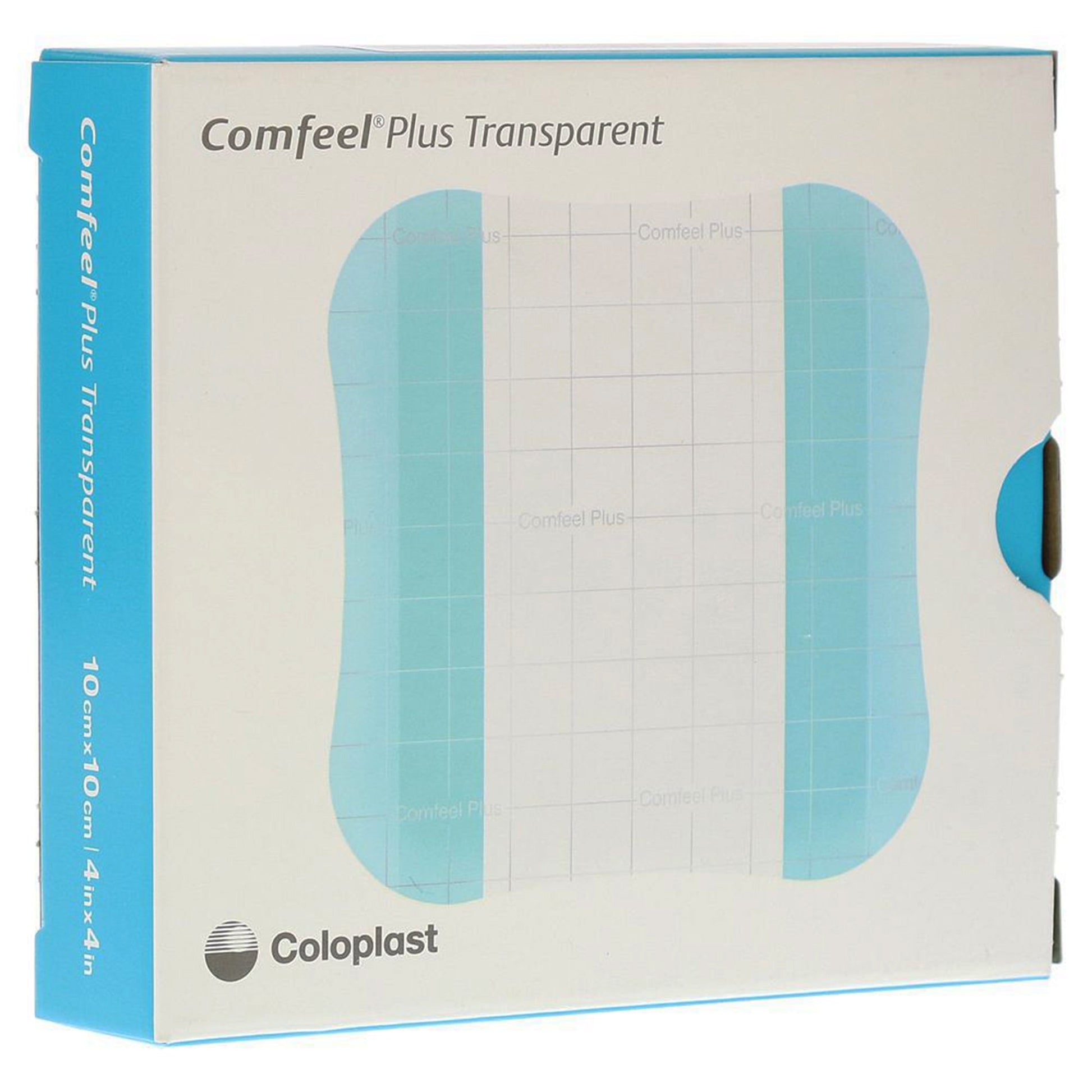 Comfeel Plus Transparent Thin Hydrocolloid Dressing, 4 x 4 Inch