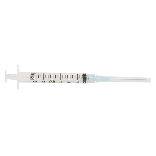 PrecisionGlide™ 3 mL Syringe w/ Hypodermic Needle, 25 Gauge, 1.5" Needle Length