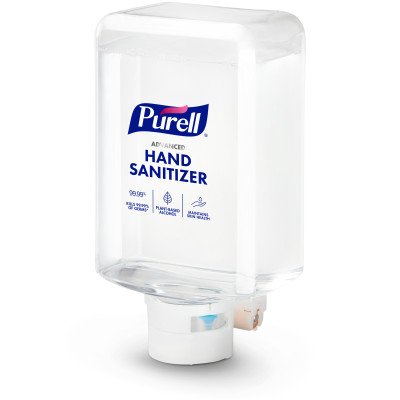 Purell Advanced 70% Ethyl Alcohol Hand Sanitizer, 1200 mL Dispenser Refill