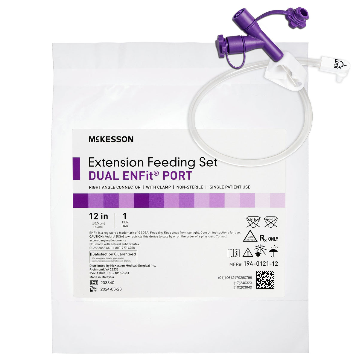McKesson Enteral Feeding Extension Set, Continuous – SurfMed