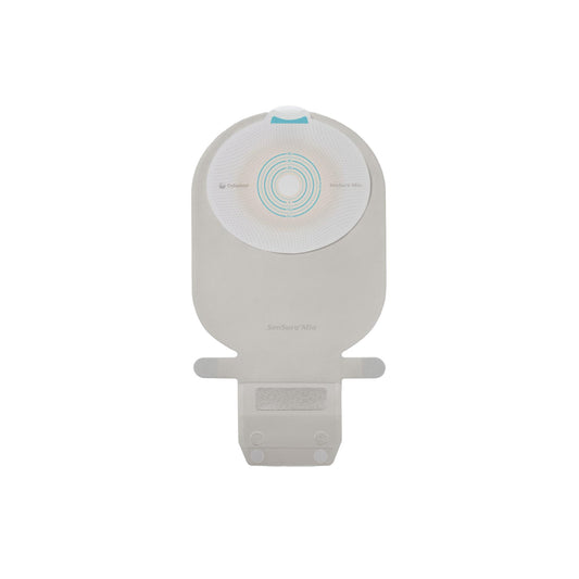 Ostomy Pouch SenSura Mio One-Piece System Flat, Trim to Fit 3/8 to 2-3/4 Inch Stoma Drainable