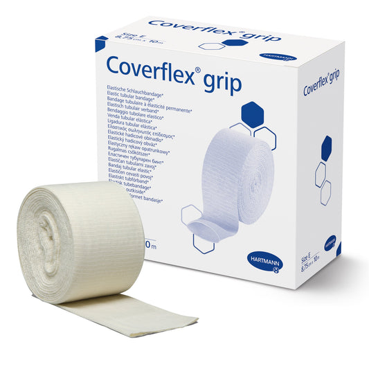 Coverflex grip Pull-On Elastic Tubular Support Bandage, 3.4" x 11 Yard, Size E