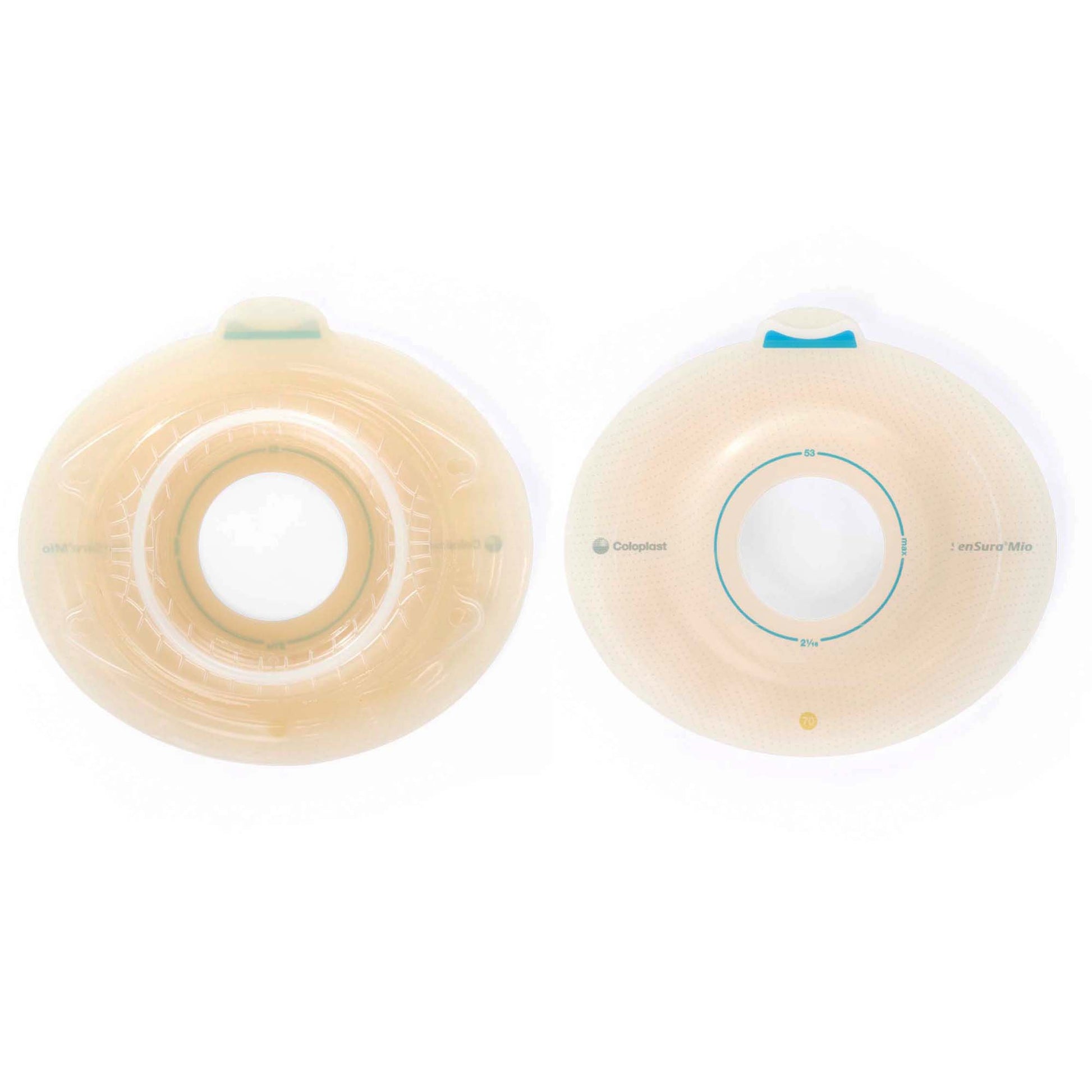 SenSura Mio Click Convex Light Ostomy Barrier, 38 mm Stoma Opening, Yellow