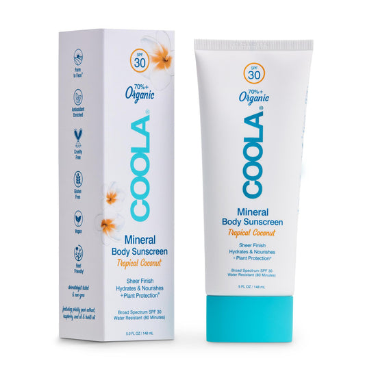 Sunscreen COOLA Mineral Body SPF 30 Lotion 5 oz. Tube