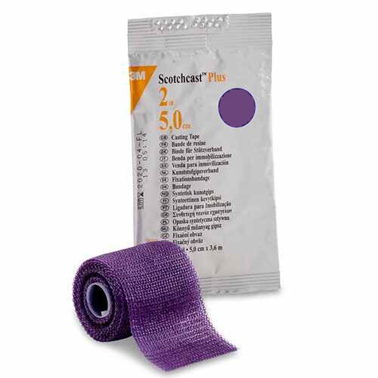 3M‚ Scotchcast‚ Plus Purple Cast Tape, 2 Inch x 4 Yard (EA)