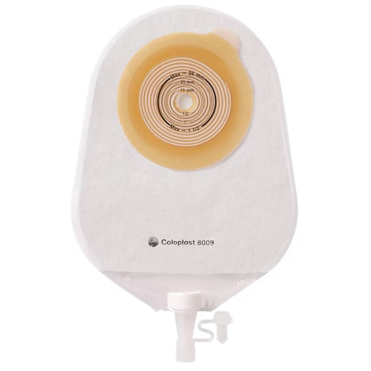 Assura Pediatric 1-Piece Transparent Urostomy Pouch, 10 – 35 mm Stoma