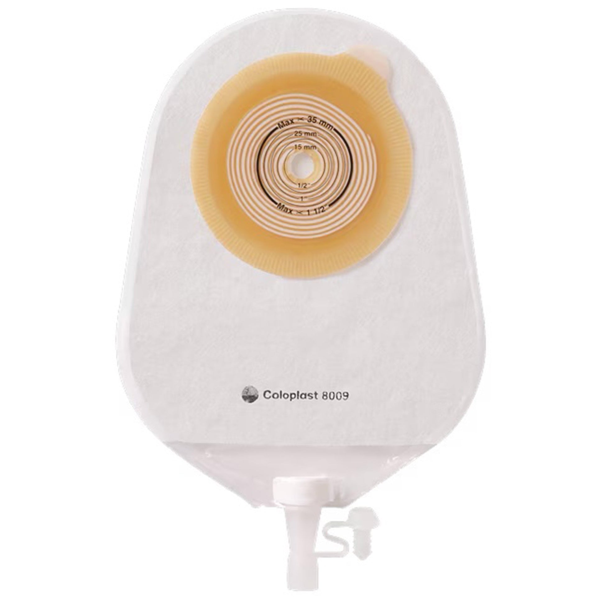 Assura Pediatric 1-Piece Transparent Urostomy Pouch, 10 – 35 mm Stoma