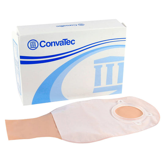 Sur-Fit Natura Opaque Colostomy Pouch, 12-Inch Length, 2¼ Inch Flange
