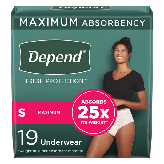 Depend Fresh Protection™ Women's Maximum Absorbency Underwear, Small