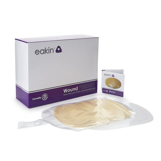 Eakin Fistula and Wound Drainage Pouch, 243 x 158mm Cutting Area