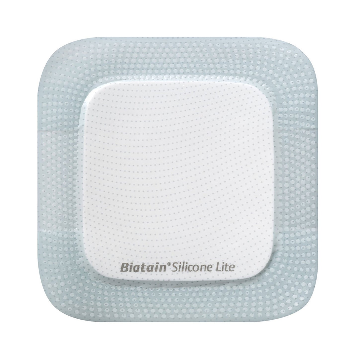 Biatain Silicone Lite Adhesive w/ Border Silicone Foam Dressing, 2 x 2 Inch