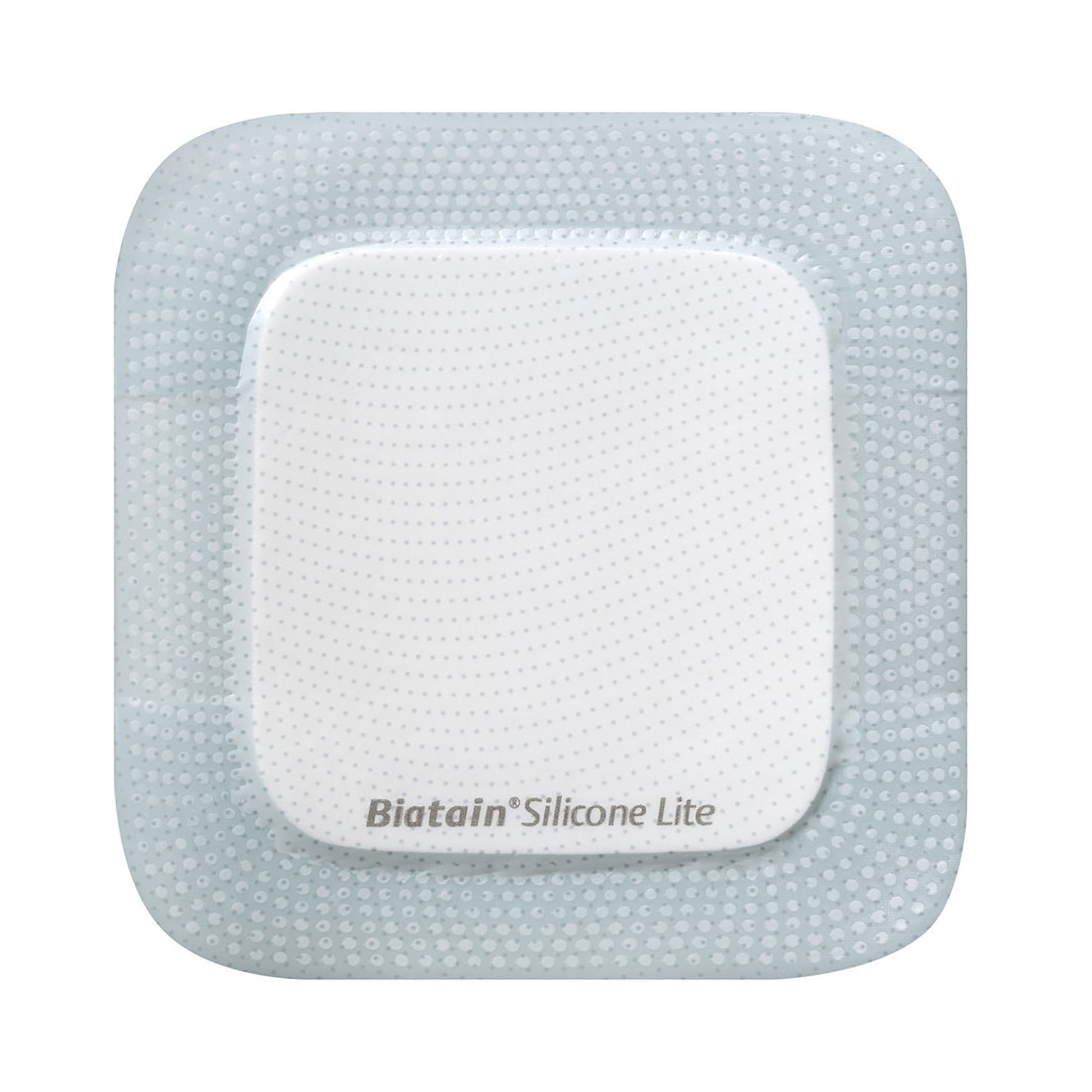 Biatain Silicone Lite Adhesive w/ Border Silicone Foam Dressing, 2 x 2 Inch