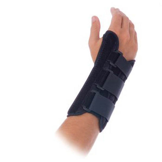 Wrist Brace Rolyan Fit Fabric / Spandex / Metal Right Hand Black Large