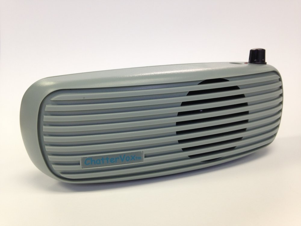 Voice Amplifier Chattervox Grey Plastic, 8 X 2.9 X 1.8 Inch