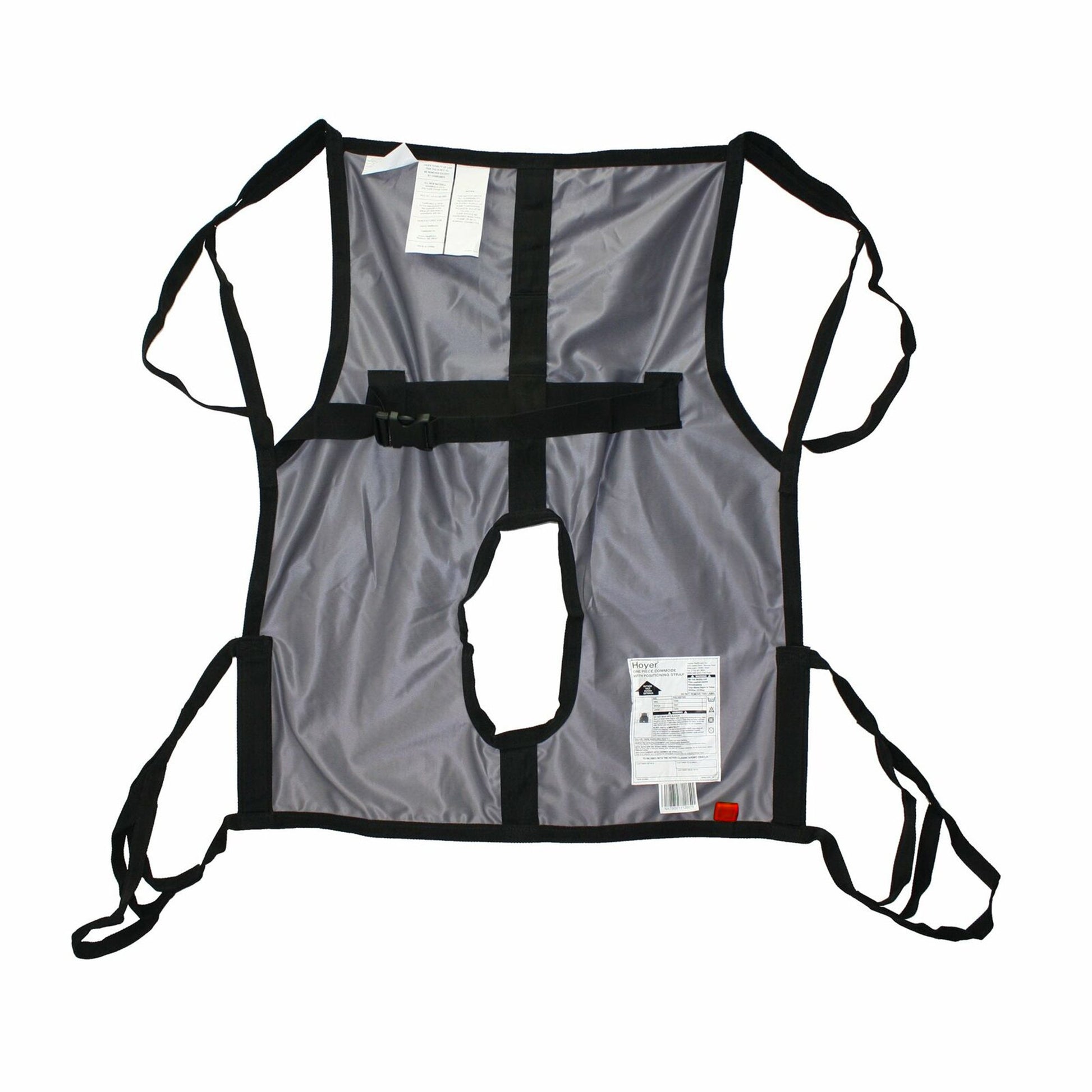 Commode Sling Hoyer One Piece Commode 4 Point Cradle Without Head Support Loop Attachment Small 75 to 150 lbs. Weight Capacity