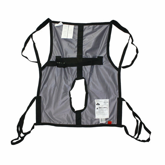 Commode Sling Hoyer One Piece Commode 4 Point Cradle Without Head Support Loop Attachment Small 75 to 150 lbs. Weight Capacity