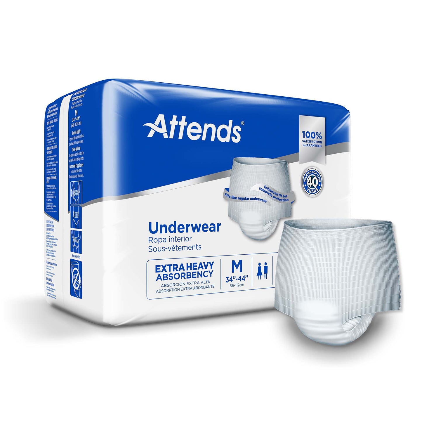 Attends Care Moderate Absorbent Underwear, Regular