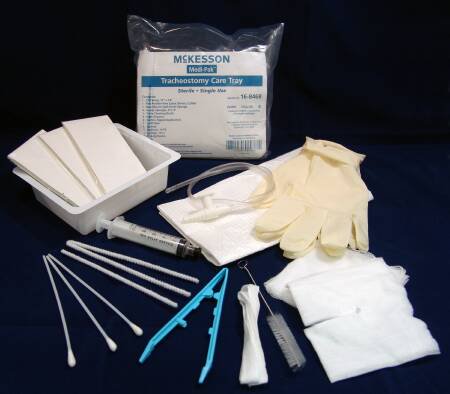 McKesson Tracheostomy Care Tray