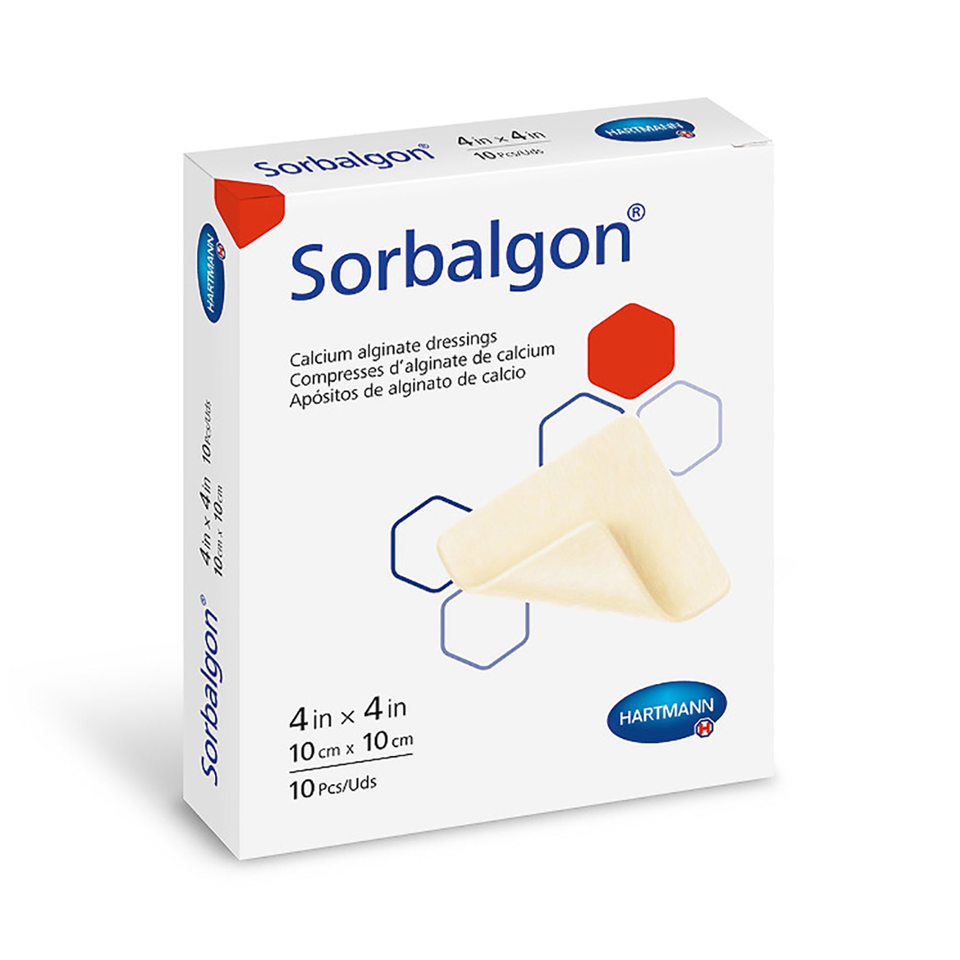 Sorbalgon Calcium Alginate Dressing, 2 x 2 Inch
