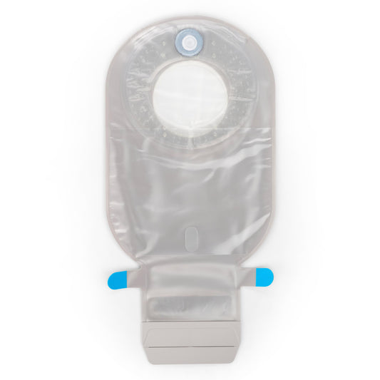 Ostomy Pouch SenSura Mio Flex Two-Piece System 11 Inch Length Drainable