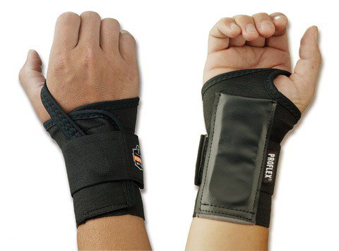 Wrist Support ProFlex 4000 Single Strap Elastane / Elastic / Polyester Left Hand Black Small