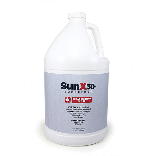 Sunscreen SunX SPF 30 Lotion 1 gal. Jug