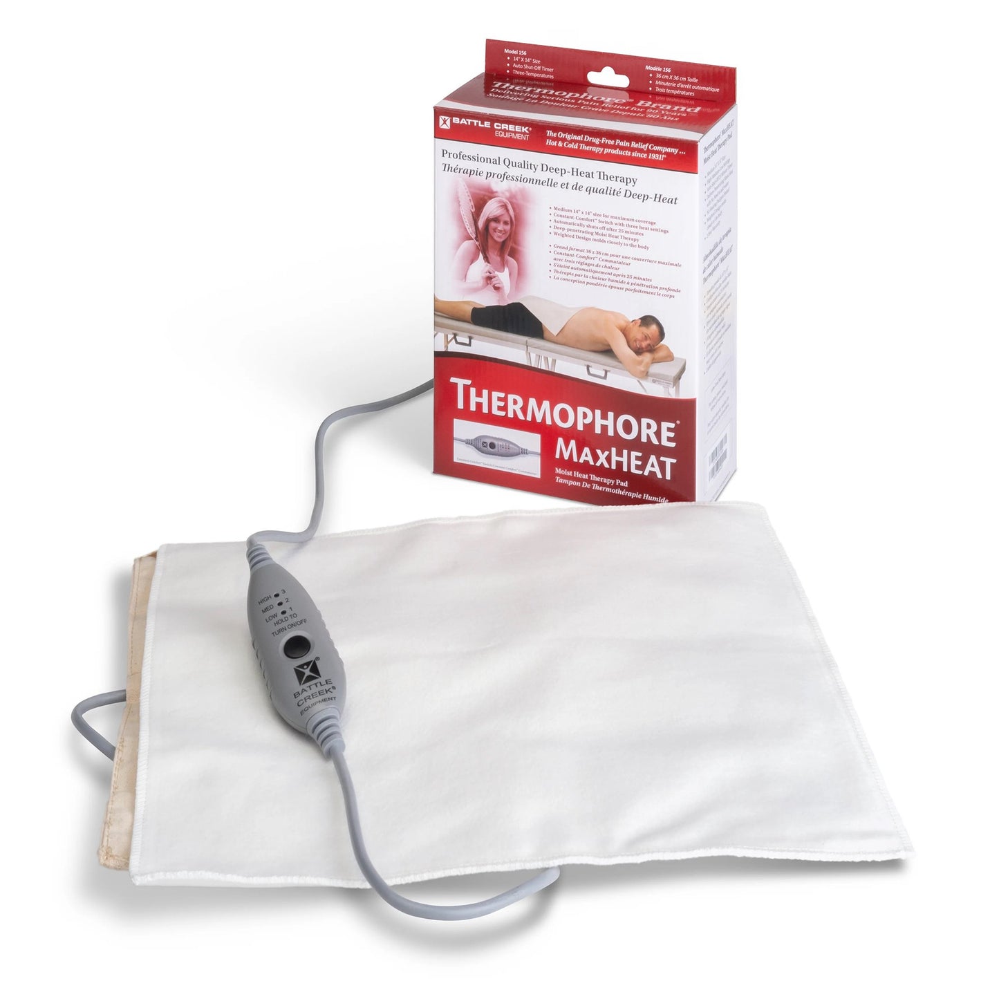 Thermophore MaxHEAT™ Moist Heating Pad, 14 x 14 Inch