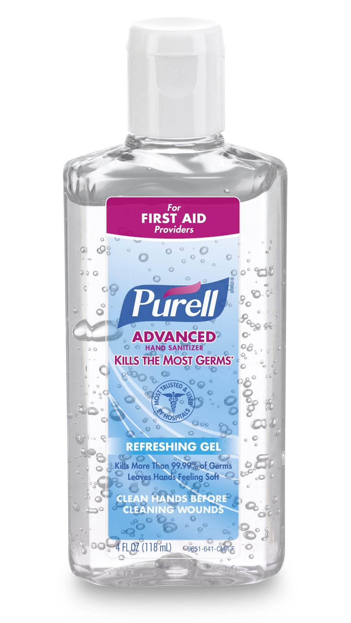 Purell Advanced Hand Sanitizer 70% Alcohol Gel, Bottle, 4 ounces, Fruit Scent