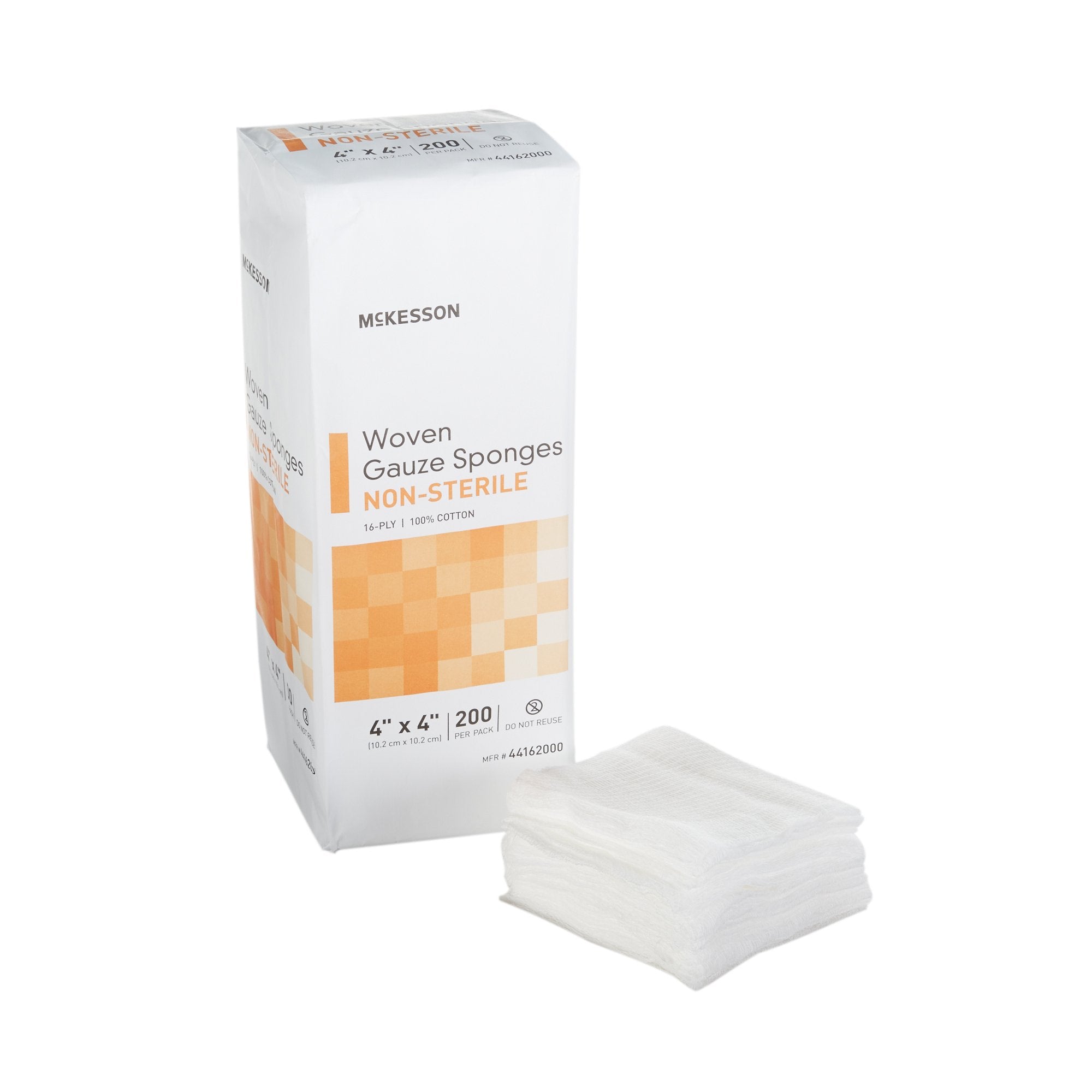 McKesson Gauze Sponge, 4 x 4 Inch, 16-Ply – SurfMed