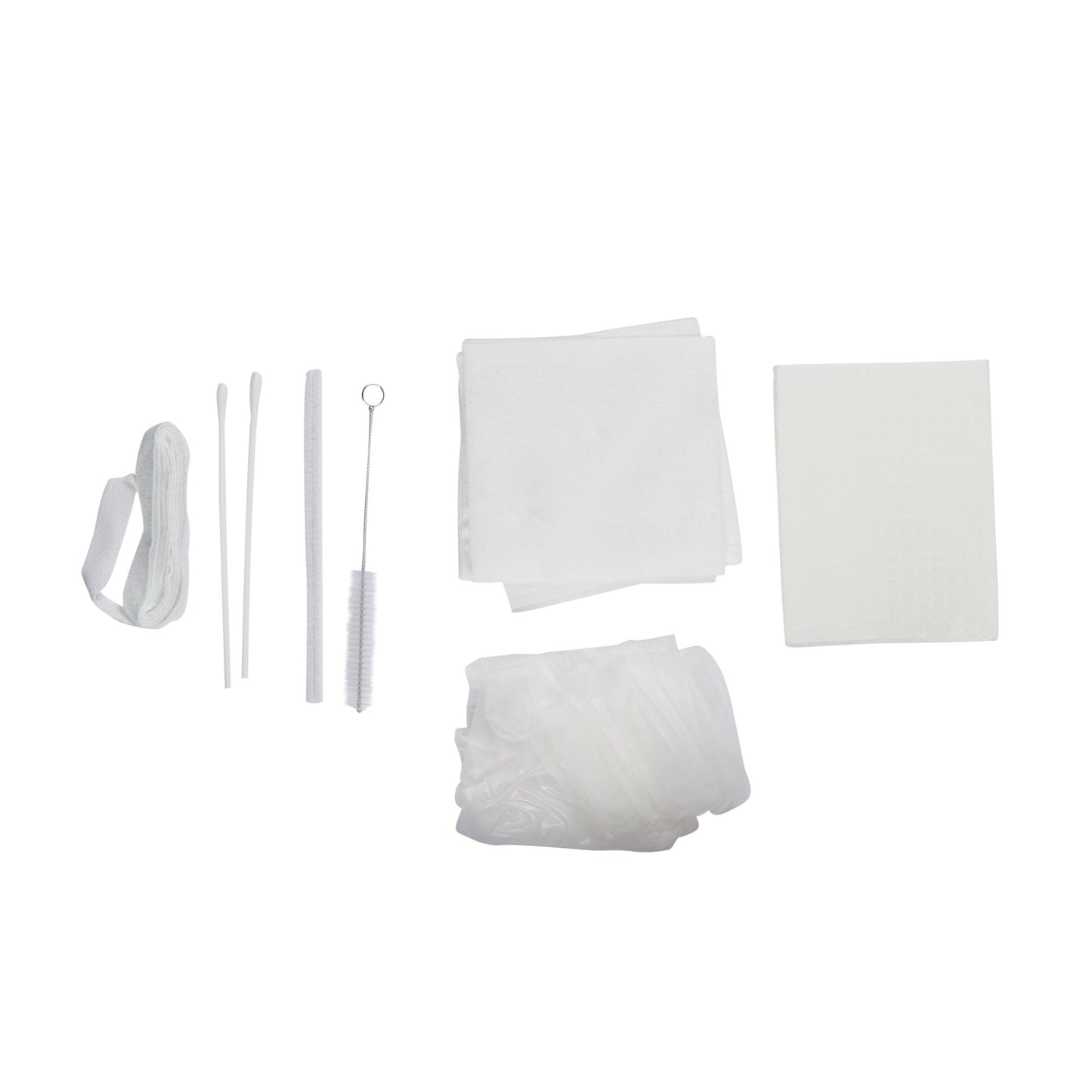 dynarex Tracheostomy Care Kit, 3 Compartments w/ Vinyl Gloves