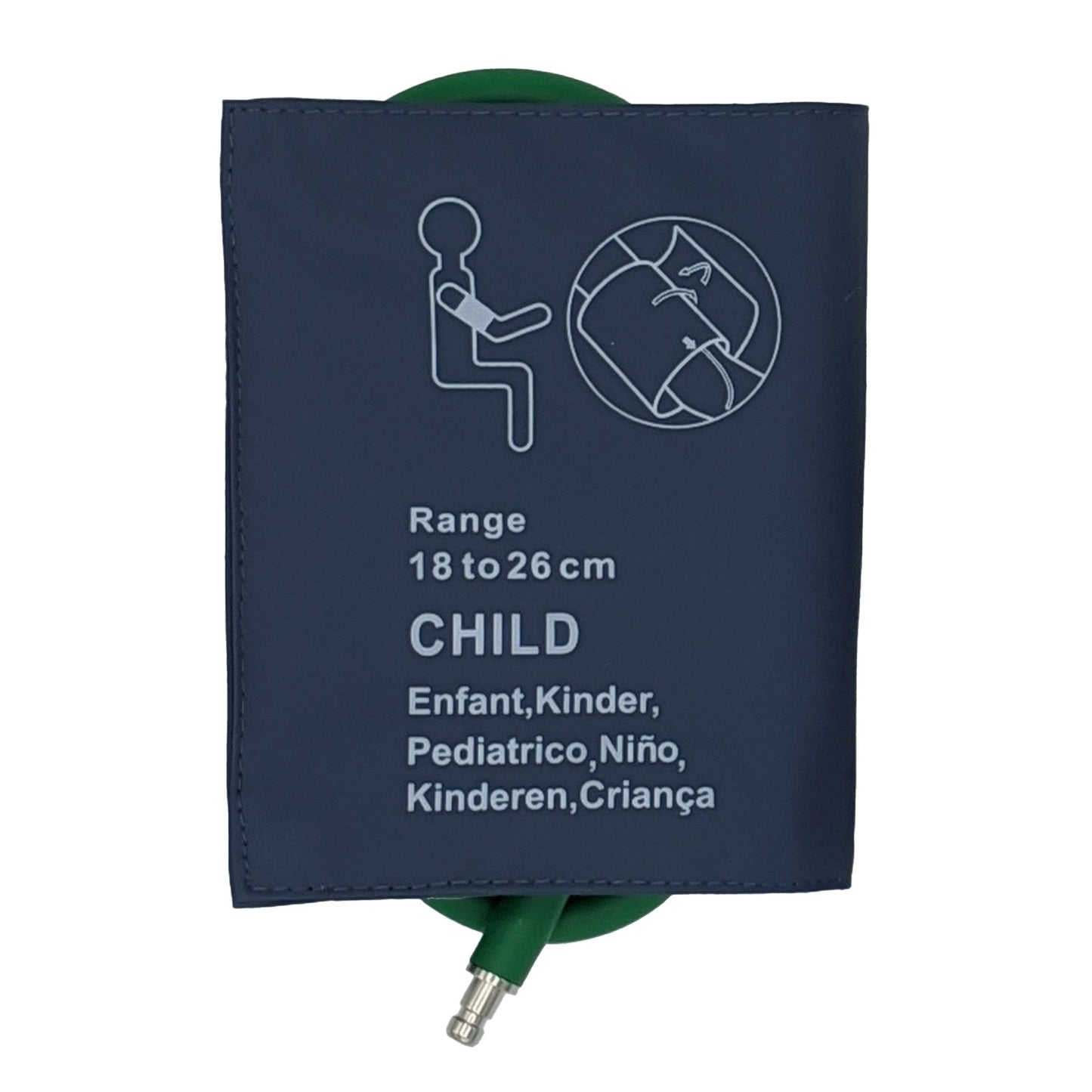 Reusable Blood Pressure Cuff 18 to 26 cm Arm Nylon Cuff Child Cuff