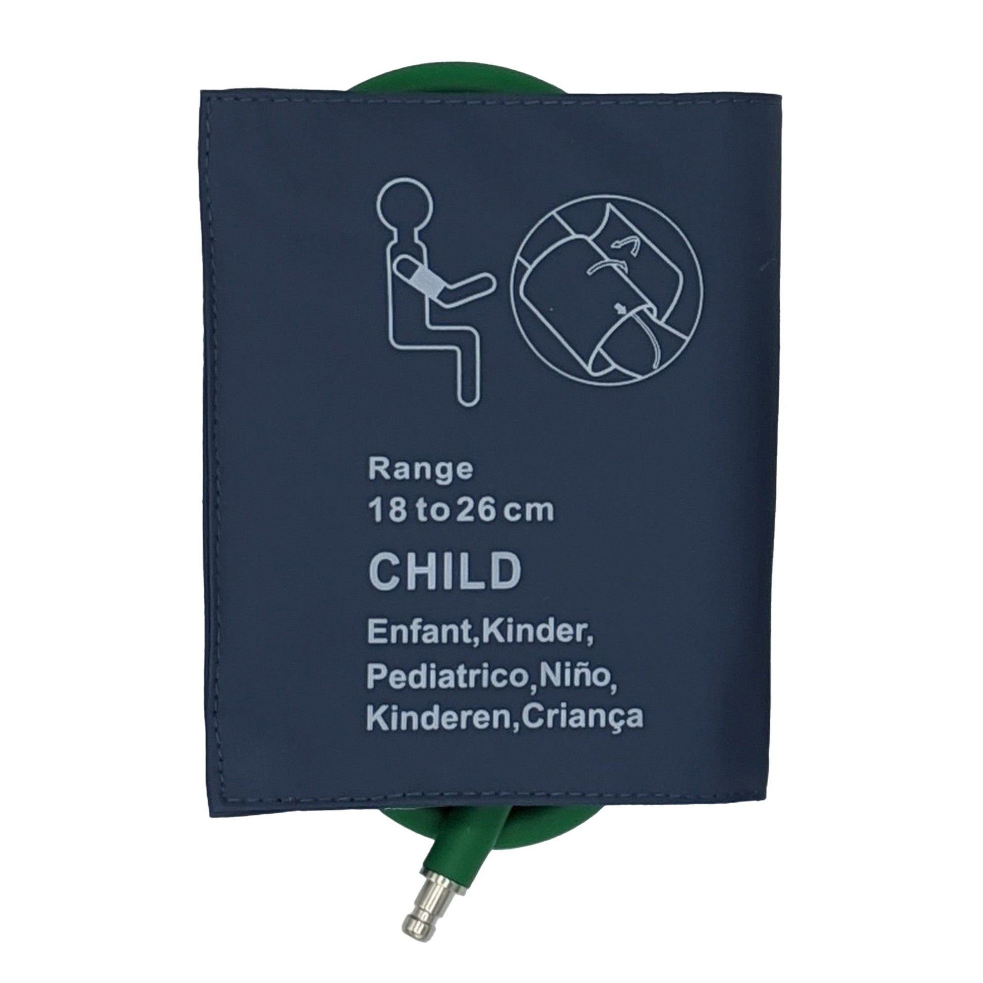 Reusable Blood Pressure Cuff 18 to 26 cm Arm Nylon Cuff Child Cuff