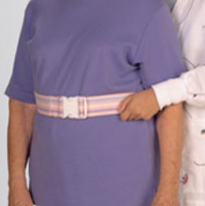 Posey Pastel Gait Belt with Quick-Release Nylon Buckle, 52 Inch Length
