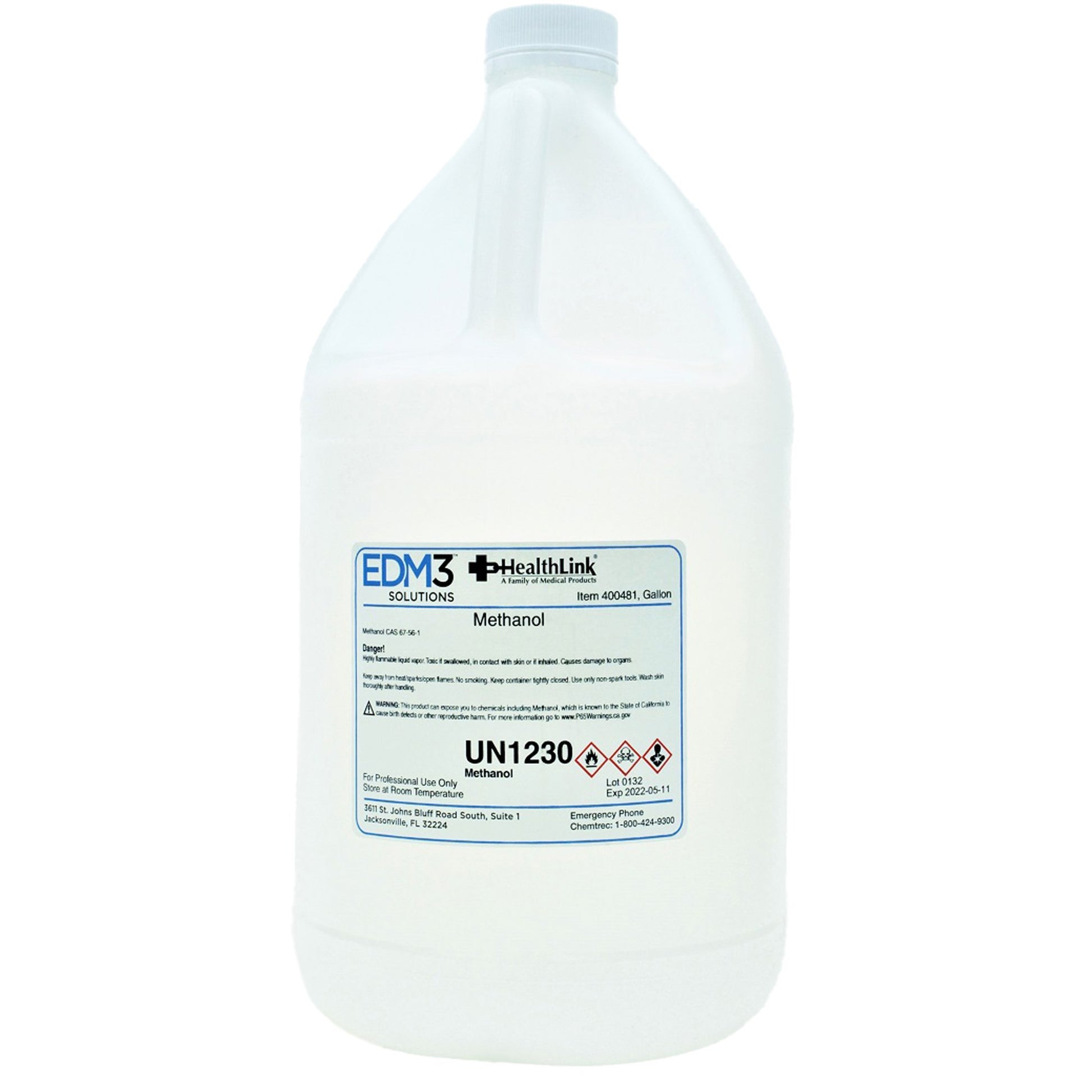 Chemistry Reagent Methanol 100% 1 gal.