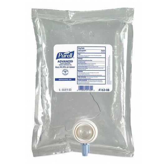 Purell Green Certified Advanced Hand Sanitizer Gel 1-liter Dispenser Refill Bag