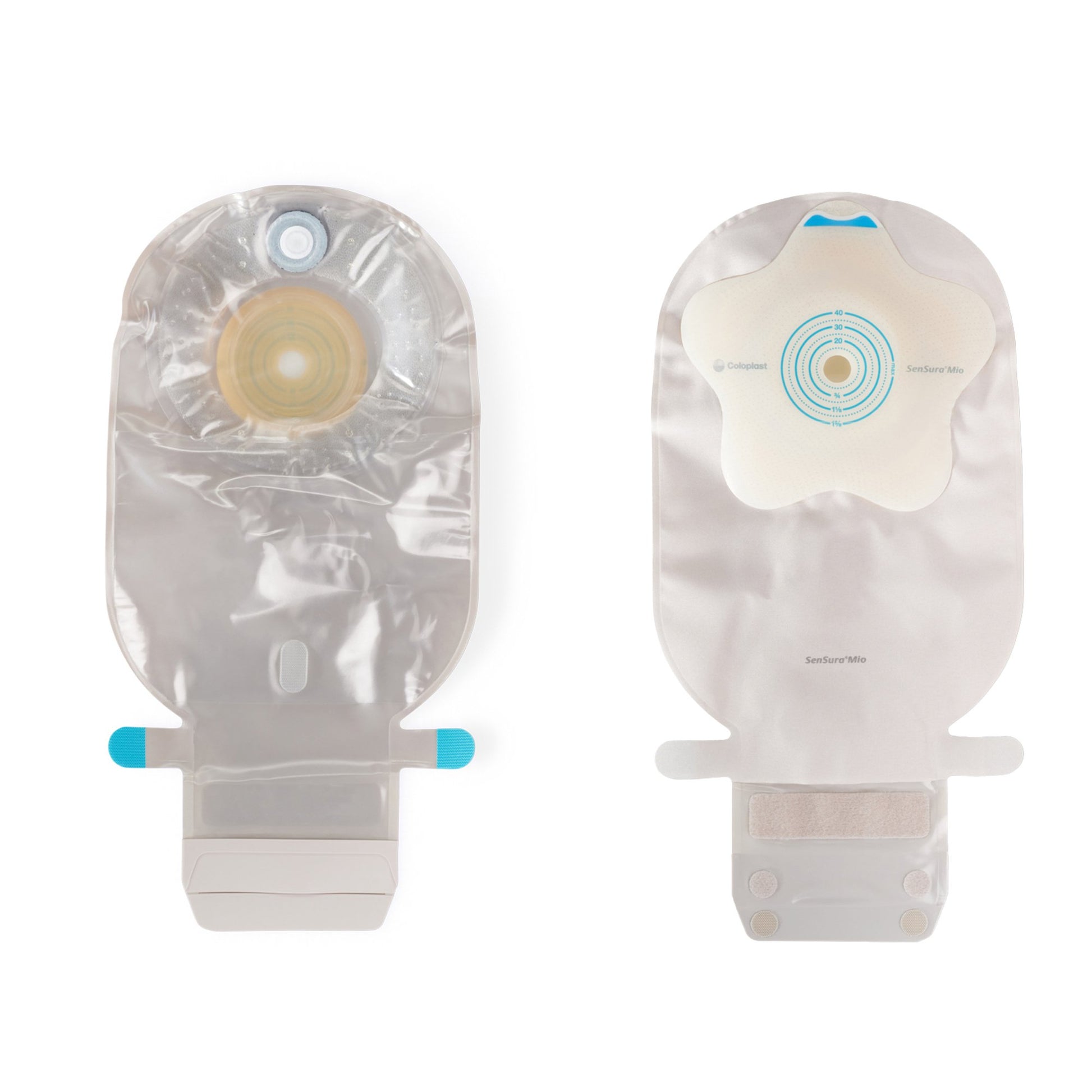 SenSura Mio Convex Flip 1-Piece Transparent Ostomy Pouch, 10 – 50 mm Stomas