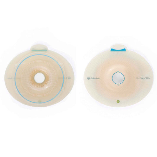 SenSura Mio Flex Convex Light Ostomy Barrier, 25 mm Stoma Opening, Red Match