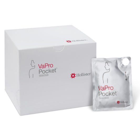 Urethral Intermittent Catheter VaPro Pocket™ Tiemann / Coud Tip 14 Fr. PVC