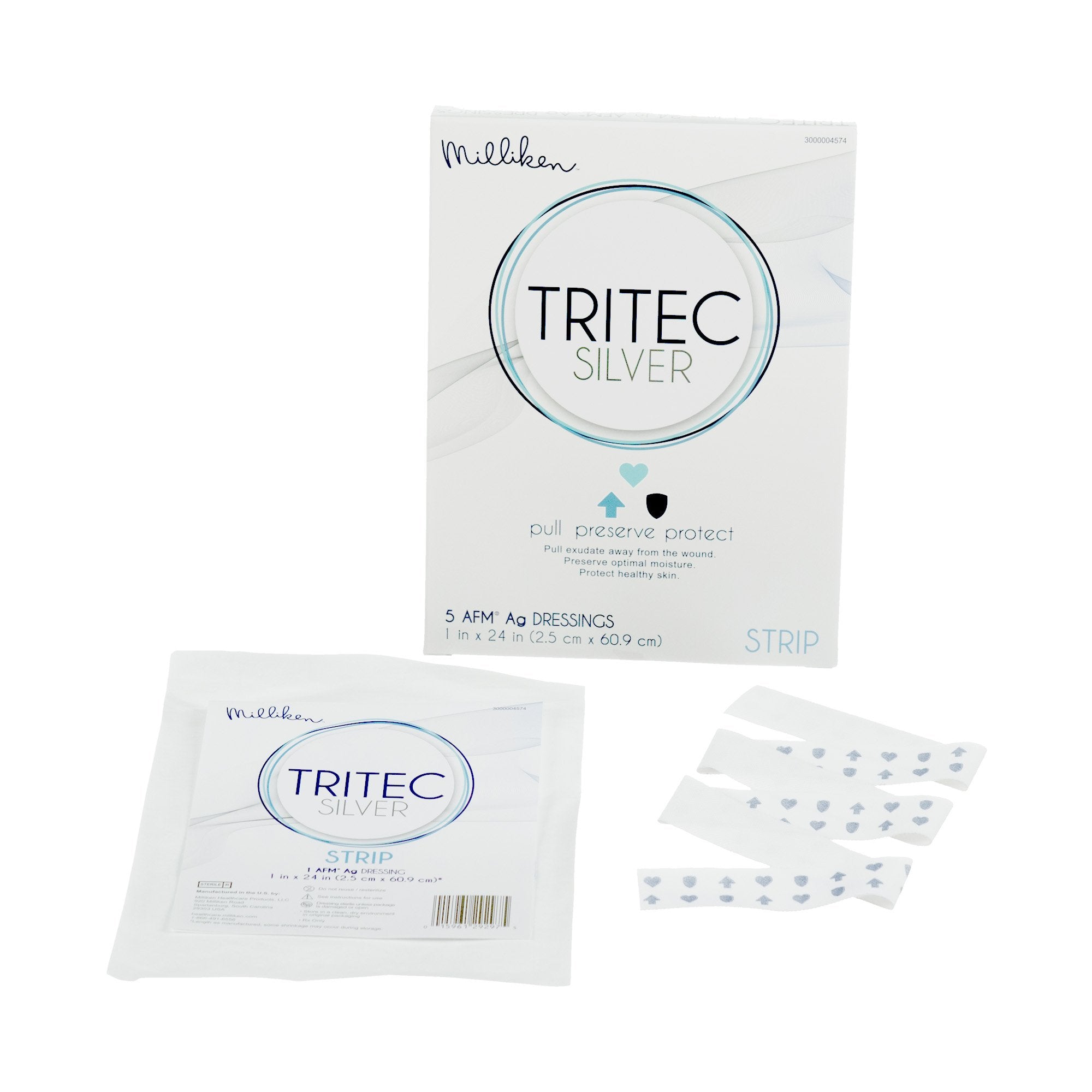 Tritec™ Silver Dressing, 1 x 24 Inch – SurfMed