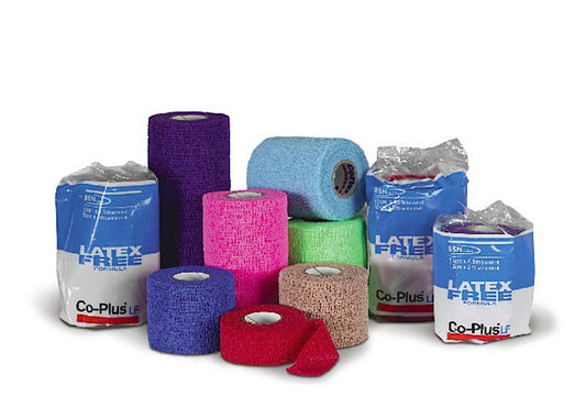 Co-Plus LF Self-adherent Closure Compression Bandage, 6 Inch x 5 Yard