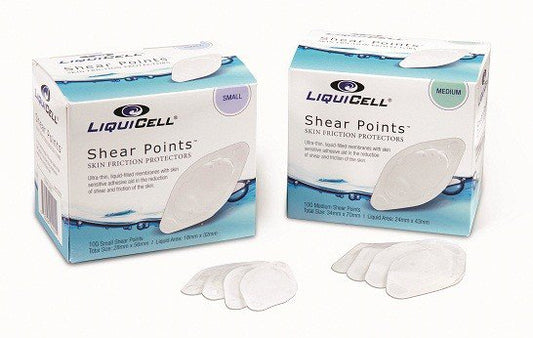 Blister Bandage LiquiCellShear Points Plastic White 1 X 2 Inch NonSterile