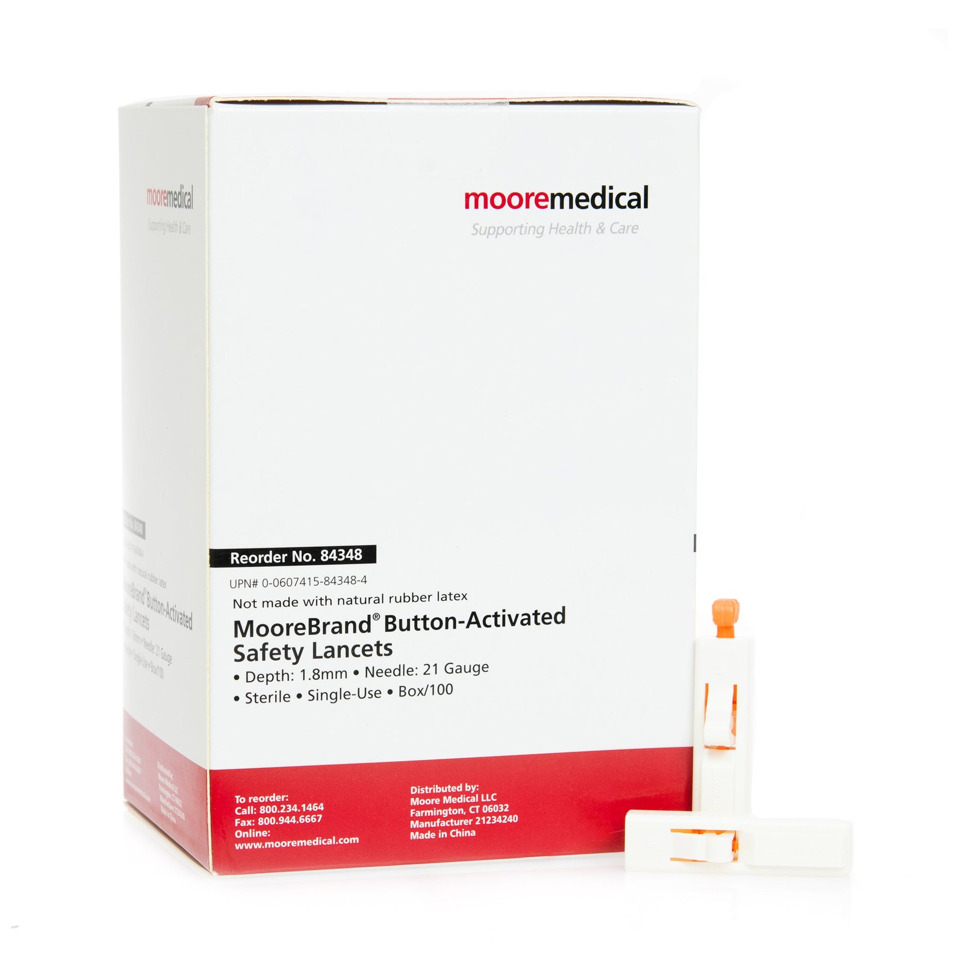 MooreBrand Push Button Activation Lancet