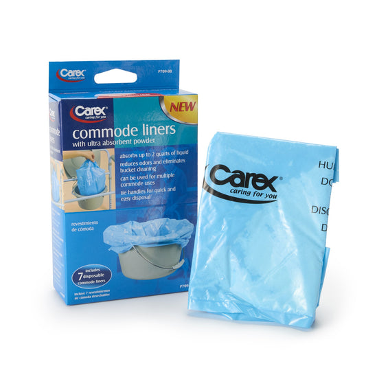 Carex Commode Liner, 14 x 14 Inch