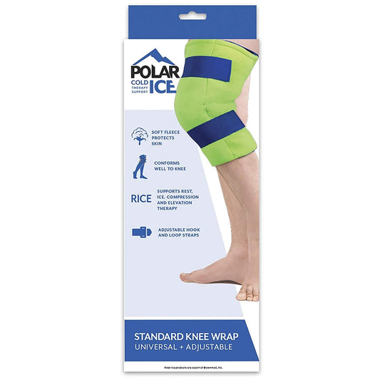 Polar Ice Cold Pack with Wrap for Knee, Standard Size
