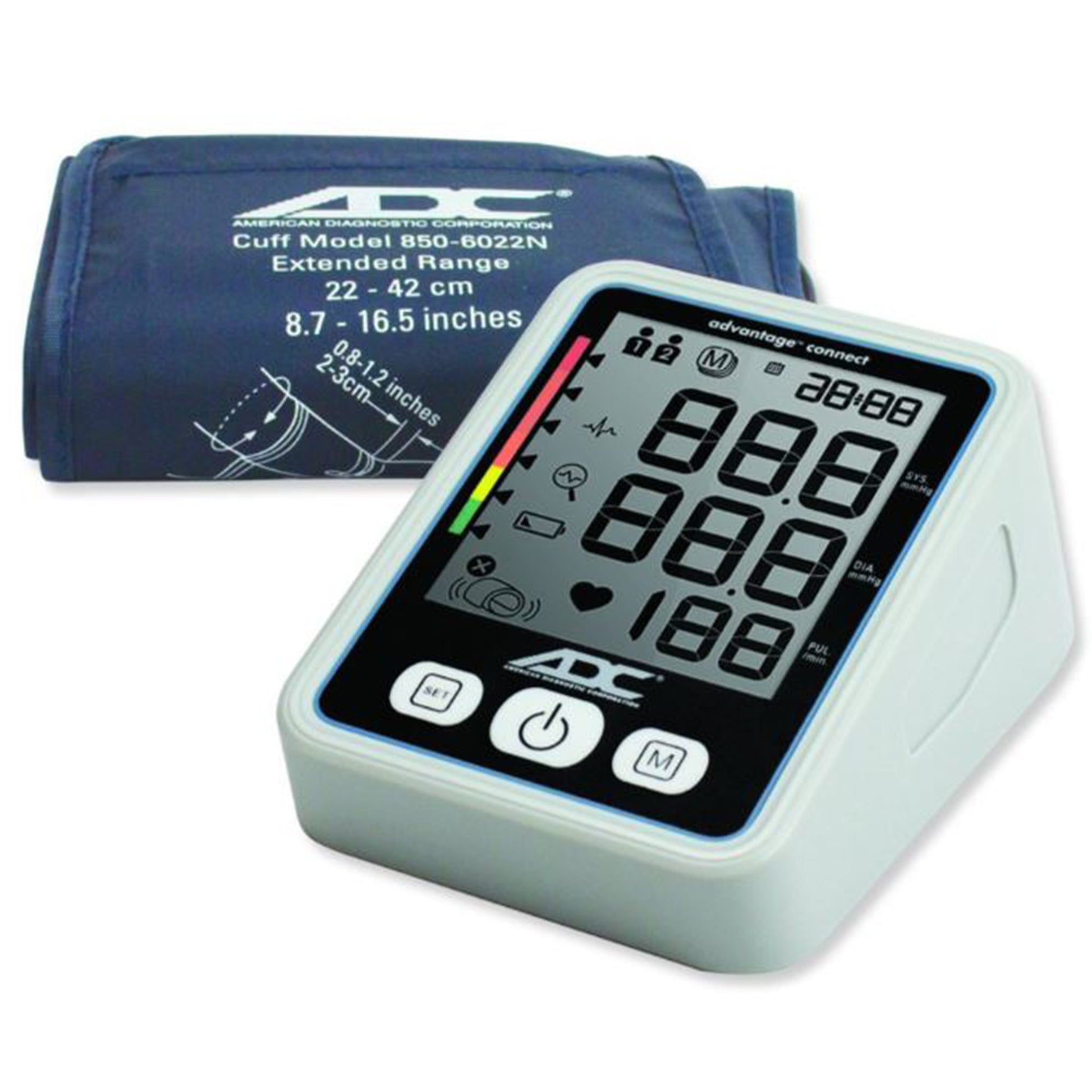 Advantage Connect 6024N Digital Blood Pressure Monitor Bluetooth Navy Blue