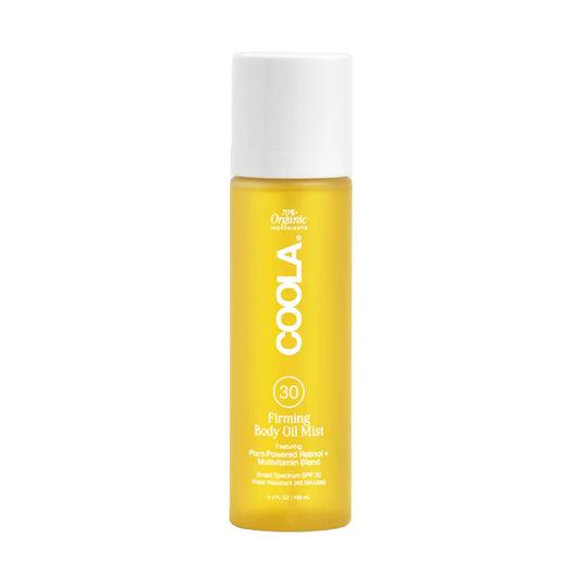 Sunscreen COOLA Firming Body Oil Mist SPF 30 Oil 3.4 oz. Spray Bottle
