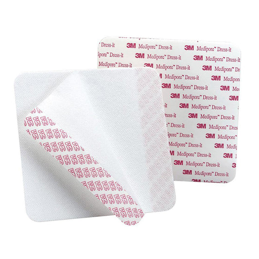 3M™ Medipore™ Cloth Dressing Retention Tape, 3-7/8 x 4-5/8 Inch, White