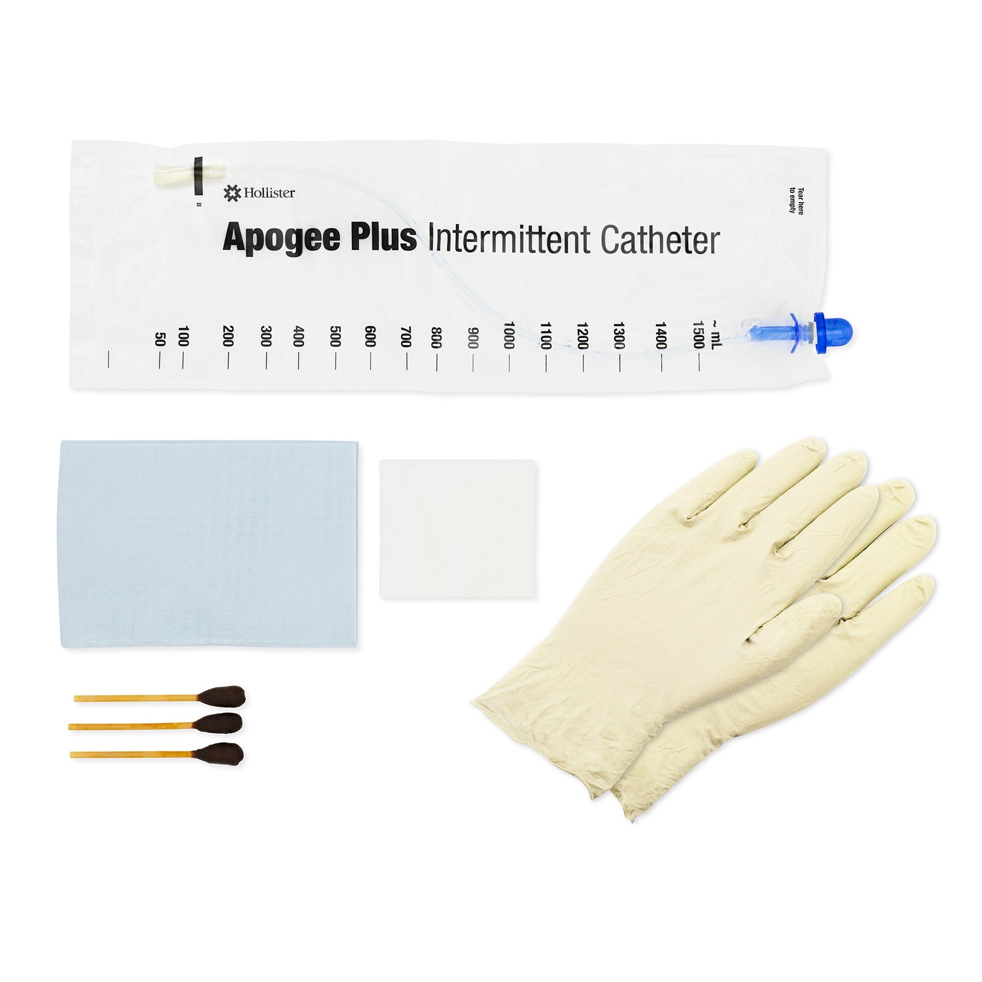 Apogee Intermittent Catheter Kit, 10 Fr., Firm
