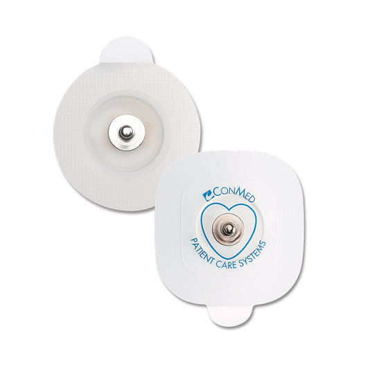 ECG Snap Electrode Cleartrace™ Snap Connector Conductive Adhesive Gel Tape Backing Adult Radiolucent 5 per Pouch