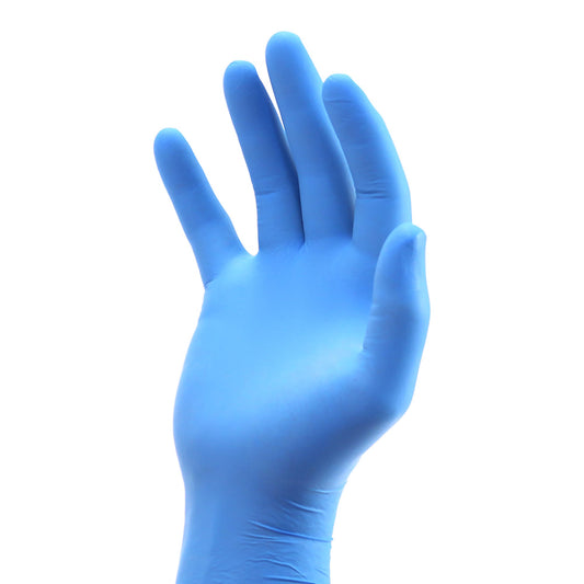 AMSure Nitrile Exam Glove, Extra Large, Blue